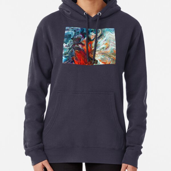 Fire And Water Pullover Hoodie