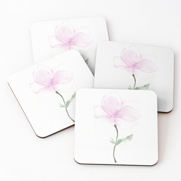 Item preview, pink watercolor flower  designed and sold by AnnaBaldon.
