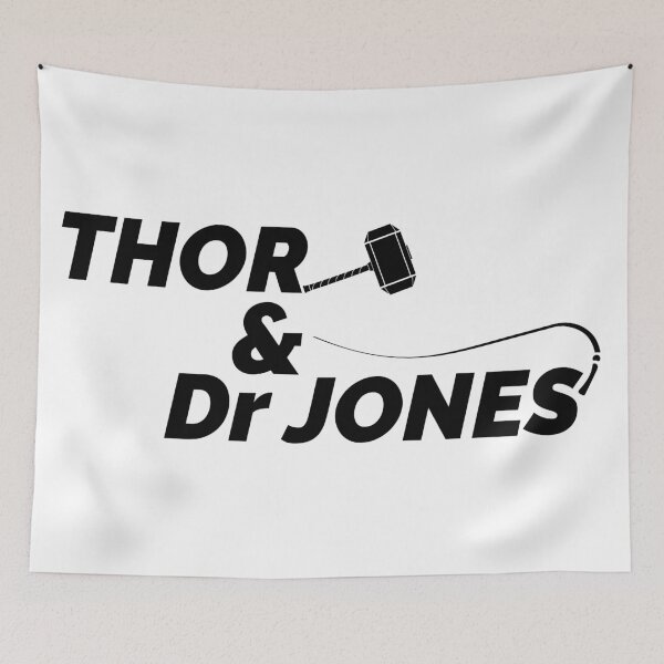 Artikelvorschau, Thor & Dr. Jones von Footprints auf dem Mond entworfen und verkauft von TjeuS.