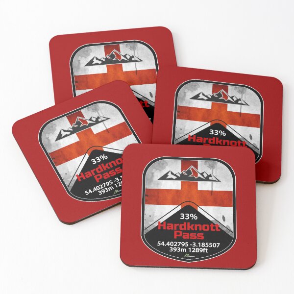 Item preview, Hardknott Pass England Sticker T-Shirt 02 designed and sold by OuterShellUK.