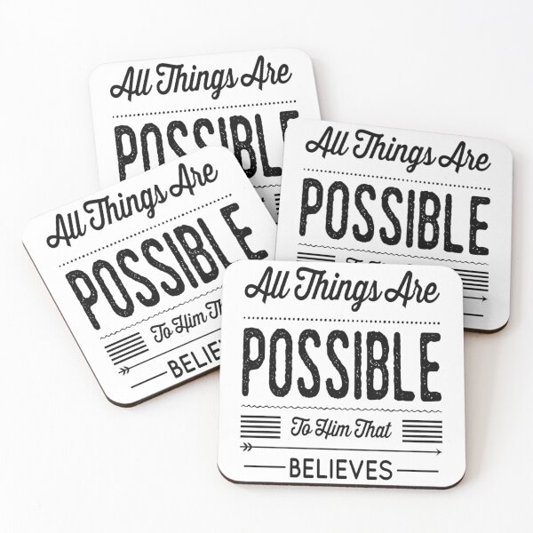 Item preview, All Things Are Possible To Him That Believes Christian Gift designed and sold by dara4uall.