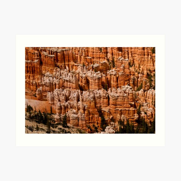 Bryce Canyo Fortress Walls Art Print