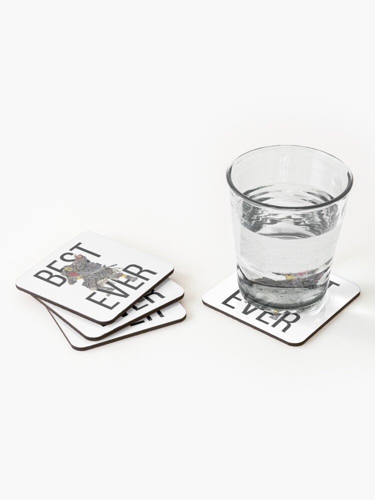 Alternate view of FL4K The Beastmaster Best Ever Borderlands 3 Rakk Attack! Coasters (Set of 4)