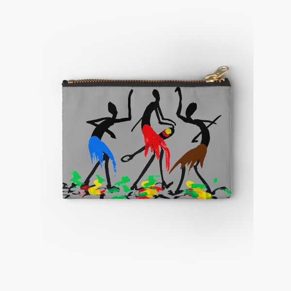 Item preview, Three colorful Africans dancing (2) designed and sold by Squirrox.