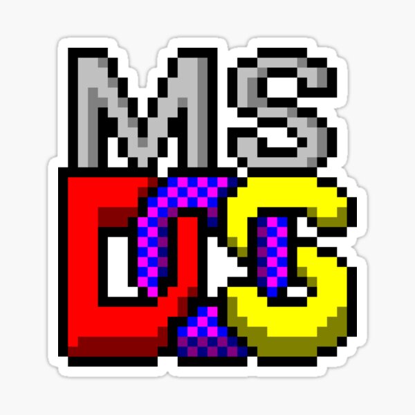 Vista previa del artículo con la obra «MS-DOS», diseñado y vendido por Melbourne Coffee Sucks.
