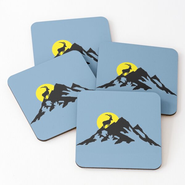 Item preview, Mountains and Mountain Goat designed and sold by claudiasartwork.