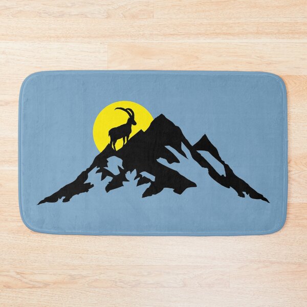 Item preview, Mountains and Mountain Goat designed and sold by claudiasartwork.