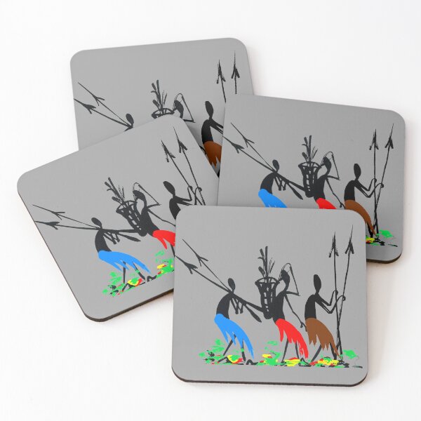 Item preview, Three colorful Africans carrying firewood (2). designed and sold by Squirrox.
