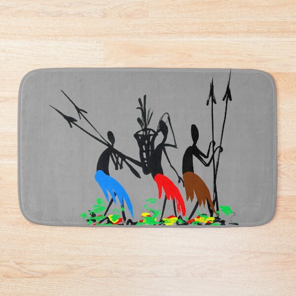 Item preview, Three colorful Africans carrying firewood (2). designed and sold by Squirrox.