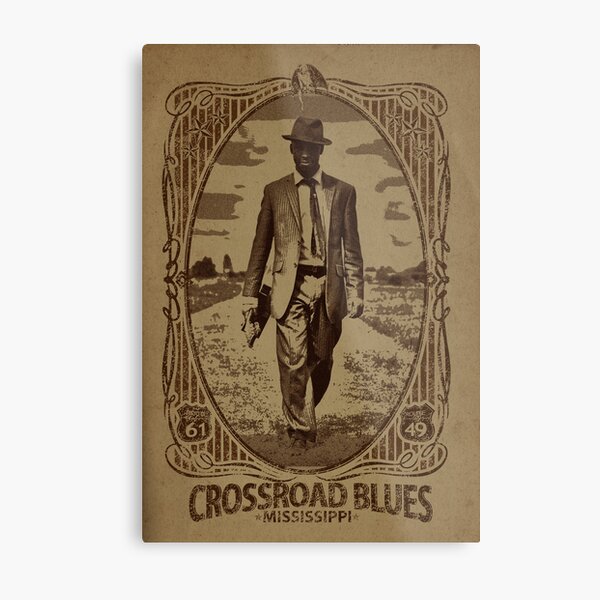 Crossroad Blues Metal Print