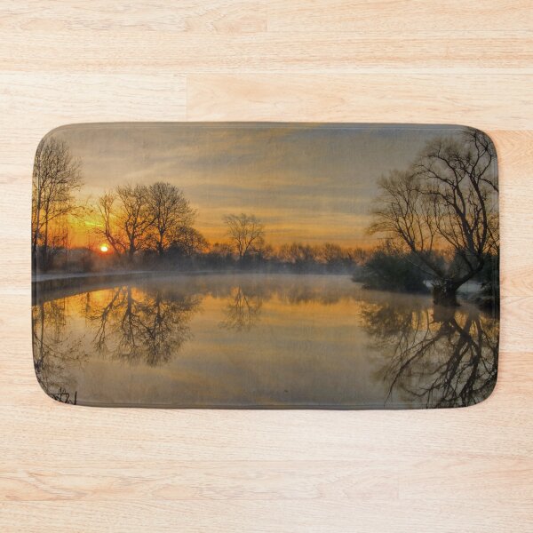 Item preview, #22 Kegworth Village Sunrise along the River Soar Photographic Landscape Print. designed and sold by phutball.