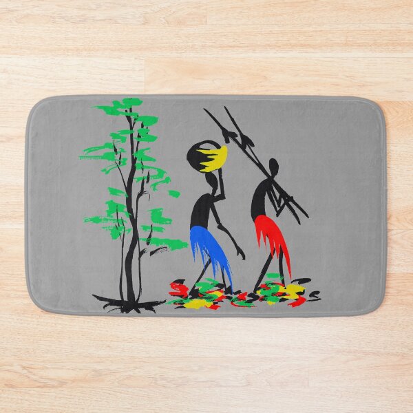 Item preview, A colourful African couple out shopping. designed and sold by Squirrox.