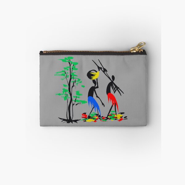 Item preview, A colourful African couple out shopping. designed and sold by Squirrox.