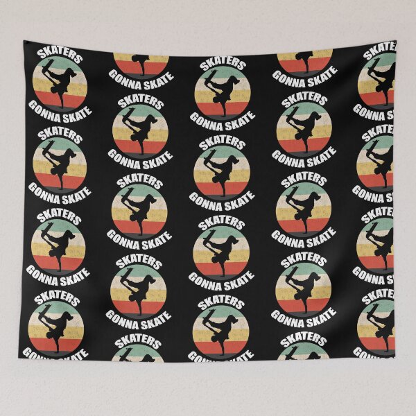 Item preview, Skaters Gonna Skate Vintage Design designed and sold by samir-designs.