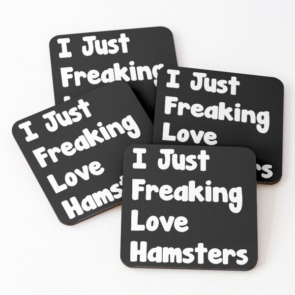 Item preview, I Just Freaking Love Hamsters designed and sold by saechla.