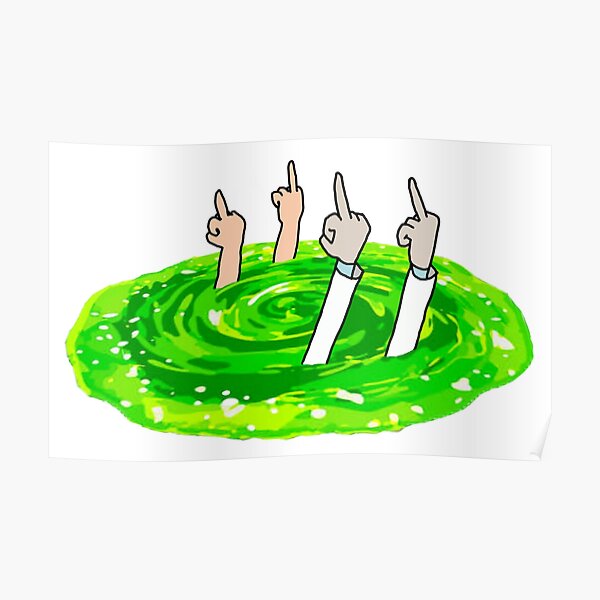 F*CK OFF Portal- Rick&Morty Poster