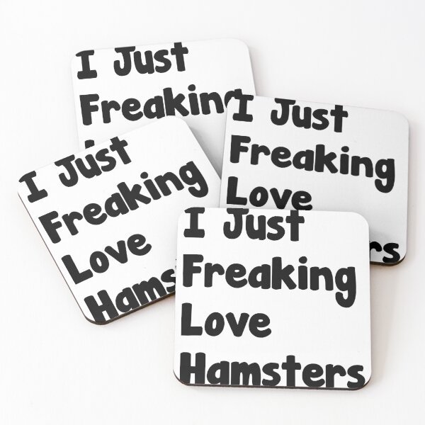 Item preview, I Just Freaking Love Hamsters - Black designed and sold by saechla.