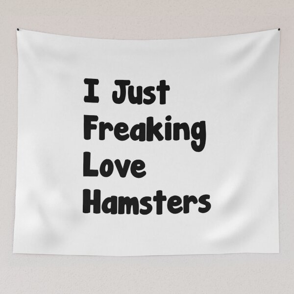Item preview, I Just Freaking Love Hamsters - Black designed and sold by saechla.