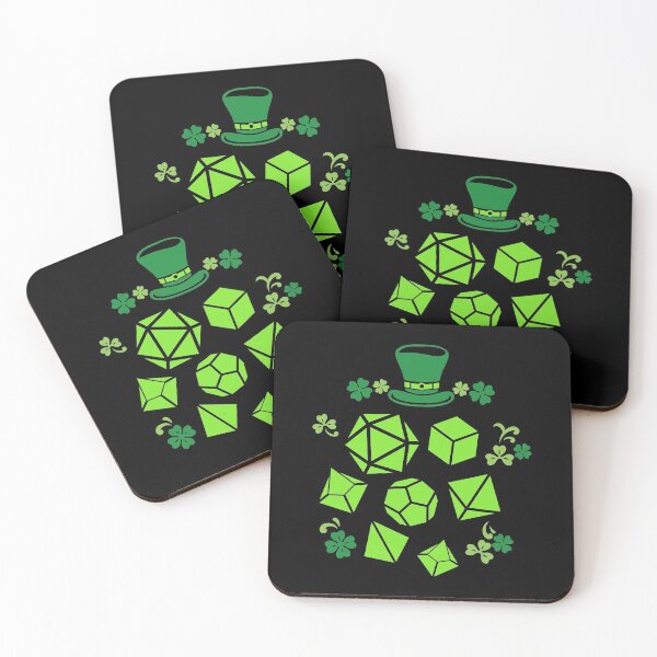 Item preview, Green Polyhedral Dice Set of St Patrick designed and sold by pixeptional.