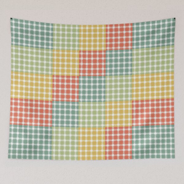 Item preview, Distressed Vintage Buffalo Plaid Pattern designed and sold by MarkTees.