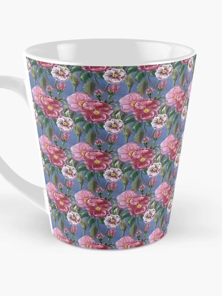 Thumbnail 3 of 4, Coffee Mug, Spring Evening Damask Roses designed and sold by Rasendyll.