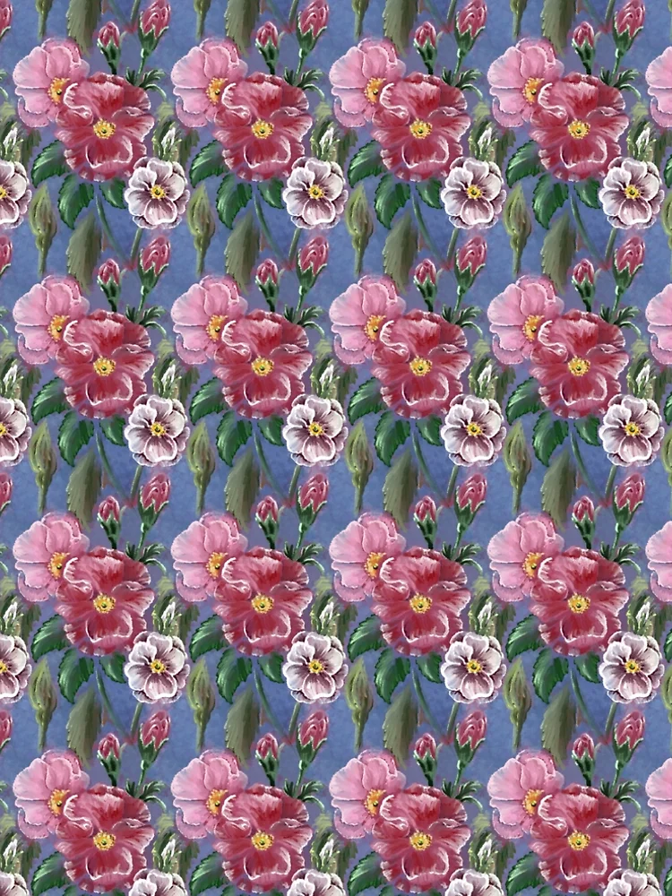 Thumbnail 5 of 5, A-Line Dress, Spring Evening Damask Roses designed and sold by Rasendyll.