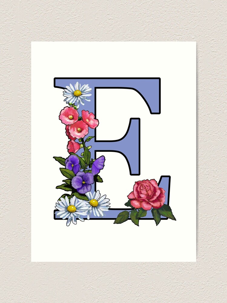 O, Letter O, Initial, Monogram, Flowers on Letter O, Name Photographic  Print for Sale by Joyce Geleynse