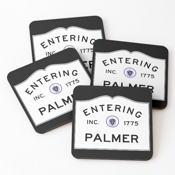 Item preview,  Entering Palmer Massachusetts - Commonwealth of Massachusetts Road Sign  designed and sold by NewNomads.