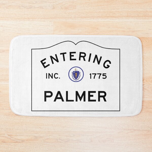Item preview,  Entering Palmer Massachusetts - Commonwealth of Massachusetts Road Sign  designed and sold by NewNomads.