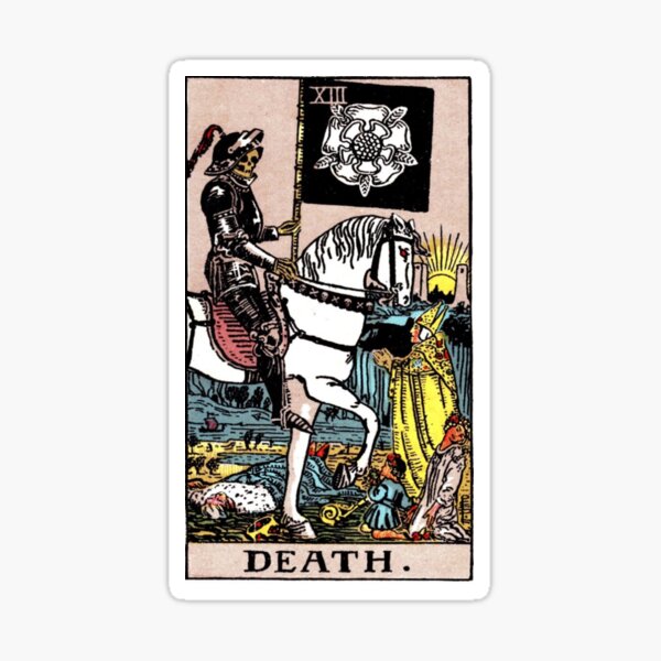 Lot Of 27 Tarot Card Stickers Decal Vinyl Occult Sword King Queen Love  Death