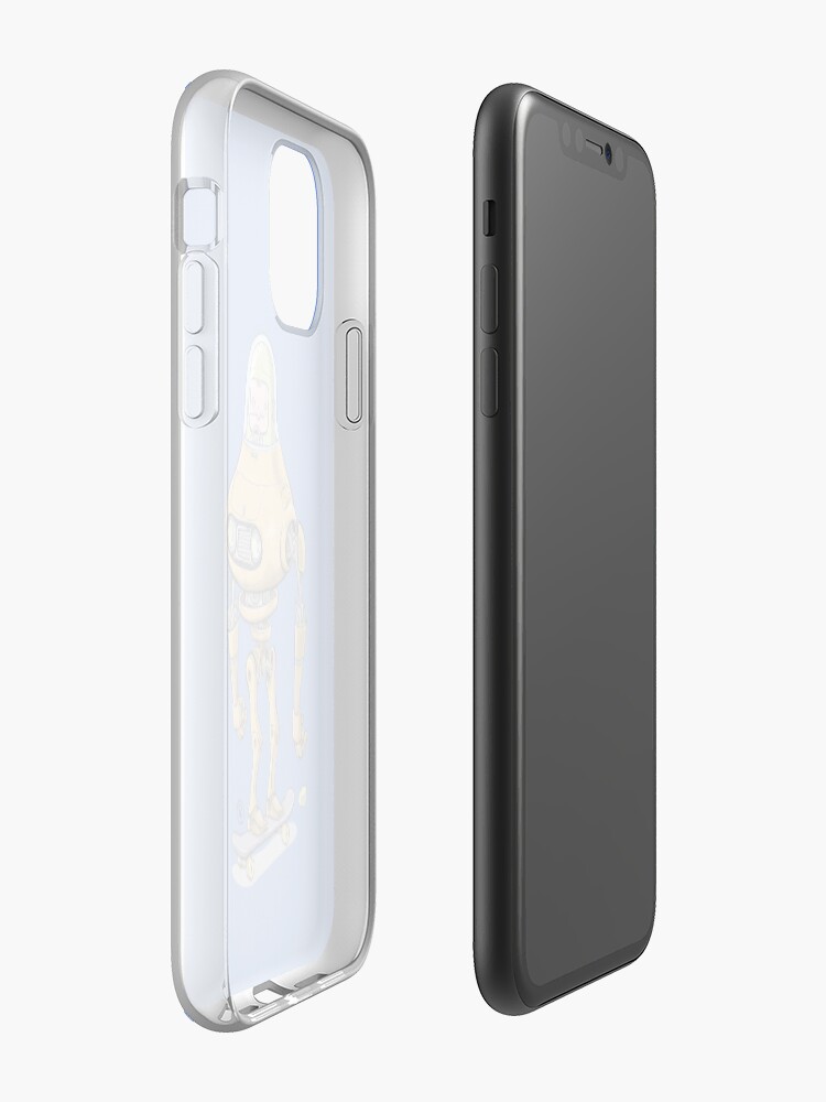 Alternate view of Skateboard robot iPhone Case & Cover