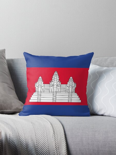 Aperçu de l'œuvre Drapeau du Cambodge créée et vendue par Flags & Cie.