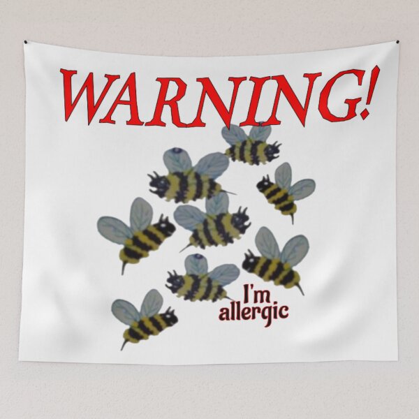 Item preview, bee allergies designed and sold by BellsPainting.