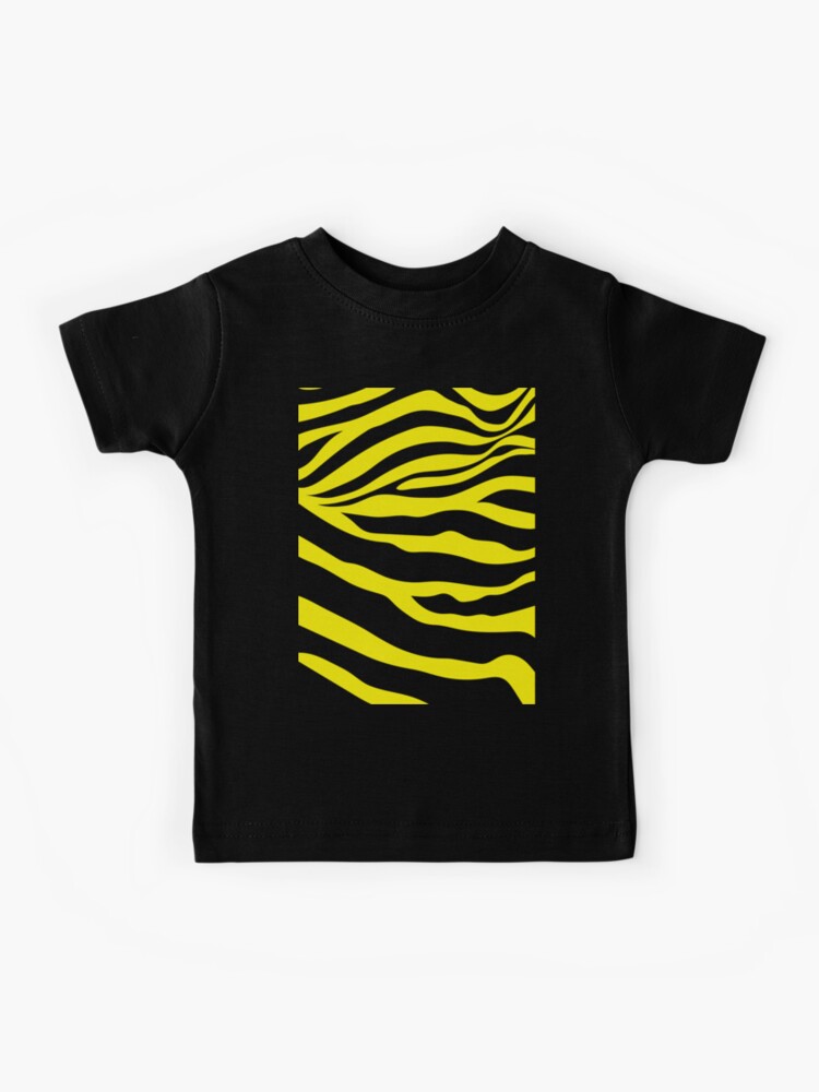 yellow zebra print top