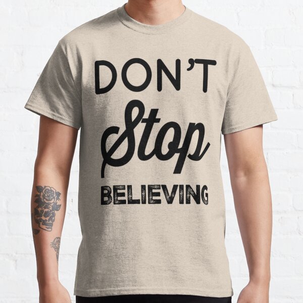 Ink Detroit Don't Stop Believing 1984 T-Shirt - Navy