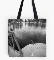 Fishing Bird Tote Bag