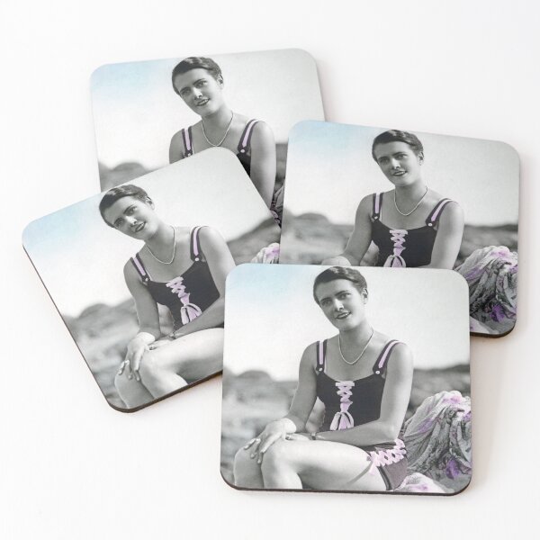 Item preview, Attractive woman from the 20s on the beach designed and sold by Francois Richet.