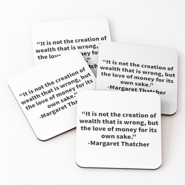 Item preview, Margaret Thatcher on Money and wealth designed and sold by Yviemakes.