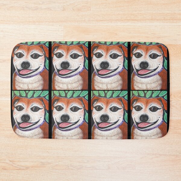Item preview, Staffy Girl in the garden designed and sold by StaffyDognCo.