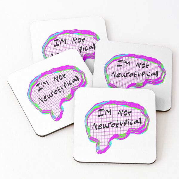 Item preview, I'm not neurotypical  designed and sold by Purplepugprints.