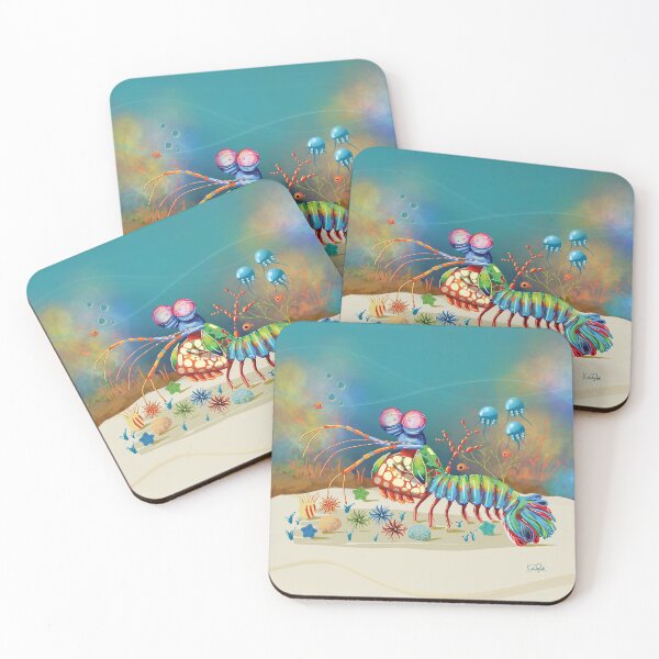 Item preview, Peacock Mantis Shrimp designed and sold by Karin Taylor.