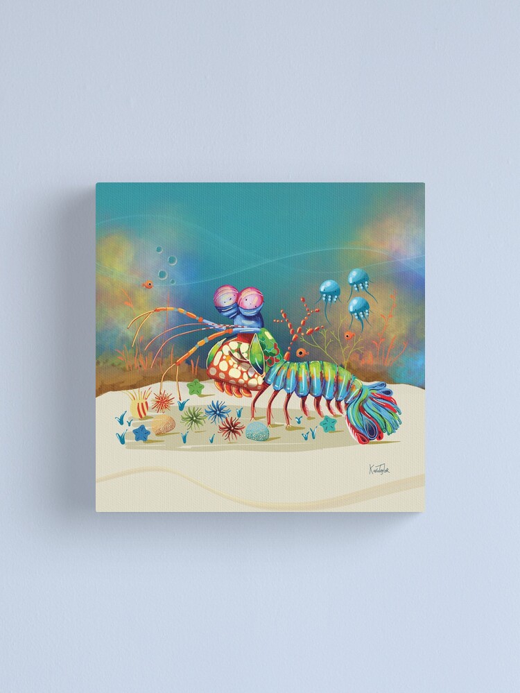 Alternate view of Peacock Mantis Shrimp Canvas Print