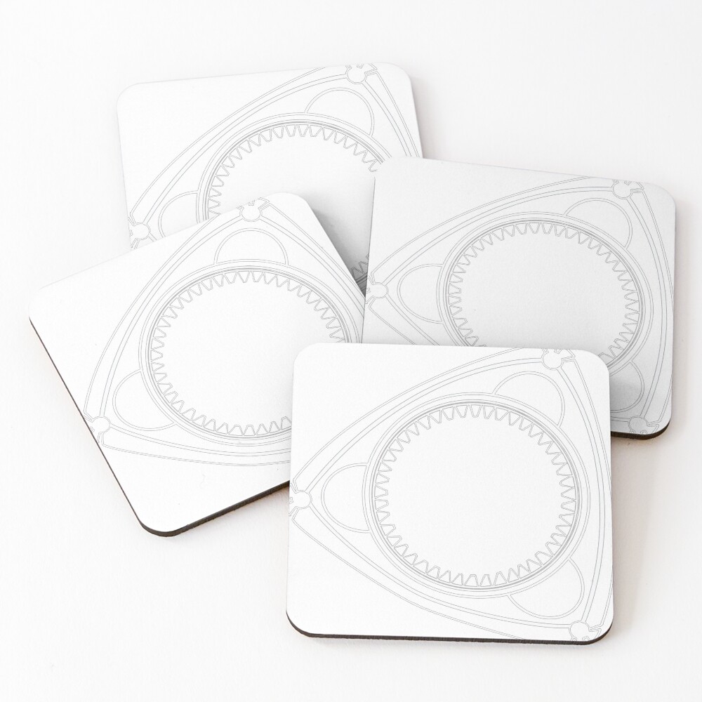 Item preview, Coasters (Set of 4) designed and sold by Clueless-Ink.