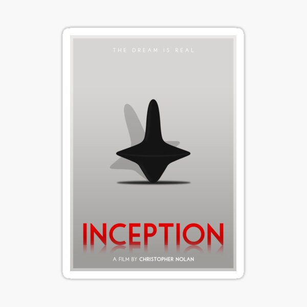 Item preview, Inception film poster designed and sold by PolarDesigns.