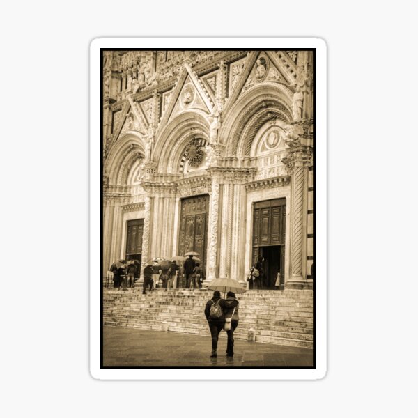 Friends at Siena Duomo Sticker