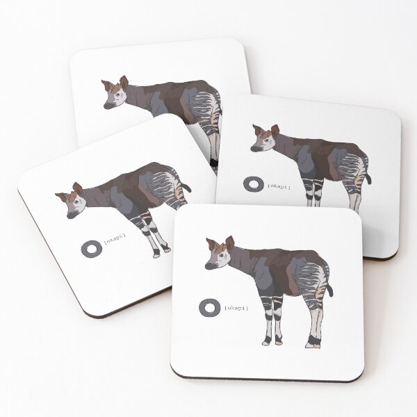 Item preview, Funky Animal Alphabet: O is for Okapi designed and sold by abigailhausman.