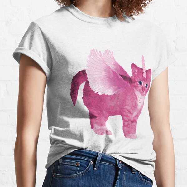 Pink Fairy Kitty Classic T-Shirt