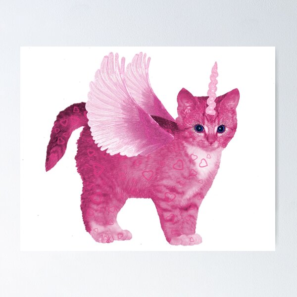 Item preview, Gatito hada rosa designed and sold by Loveday Funck.