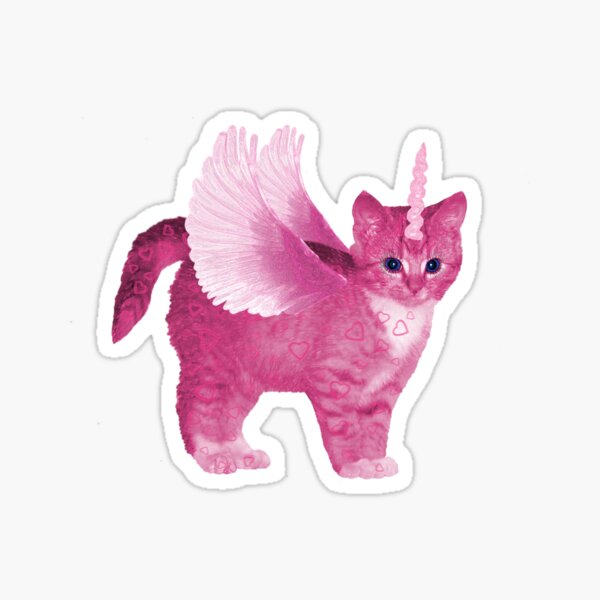 Pink Fairy Kitty Sticker