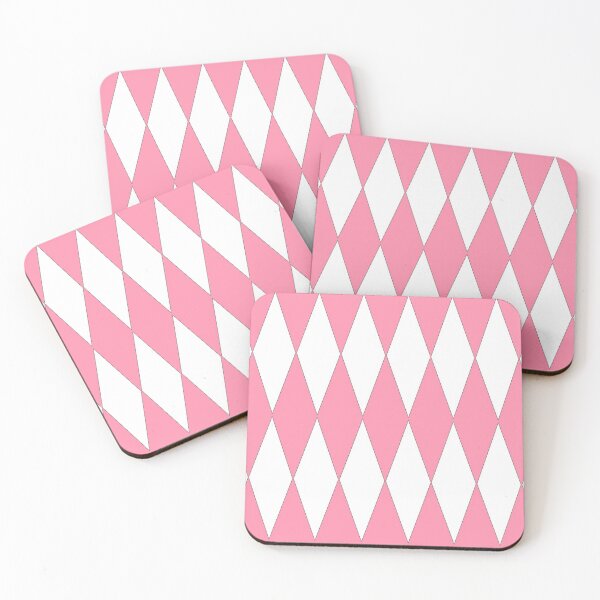 Item preview, Baker- Miller Pink Harlequin designed and sold by ozcushionstoo.